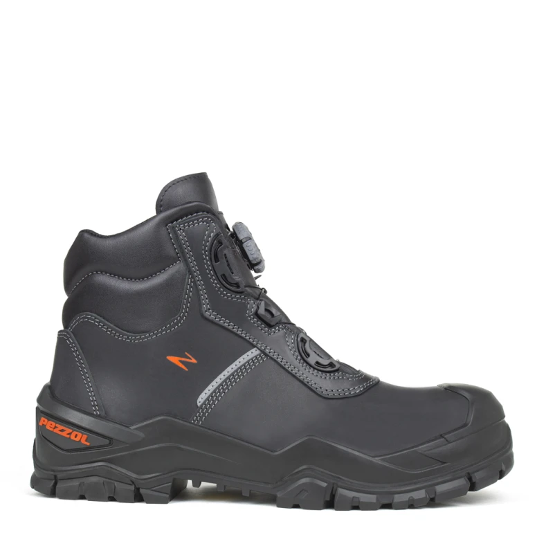 Liquidación total - Zapatos de seguridad Pezzol Azul con cierre BOA S3 CI HI HRO SRC 203BV-04 Número 47