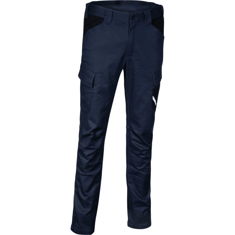 Liquidación total - Pantalón de trabajo Multibolsillos Stretch De invierno Cofra Querrin V699-0 Talla M Color Antracita Negro