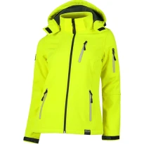 Chaqueta Workshell multibolsillos mujer con capucha - Workteam
