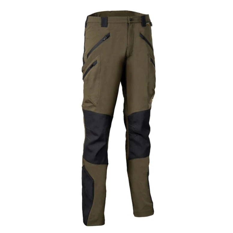 Liquidación total - Pantalón de trabajo Multibolsillos Stretch Cofra Velten V621-0-04 Número 46 Color Antracita Negro Naranja
