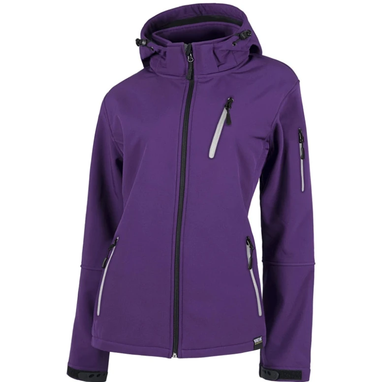 Chaqueta Workshell multibolsillos mujer con capucha - Workteam