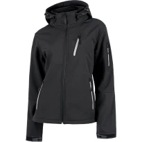 Chaqueta Workshell multibolsillos mujer con capucha - Workteam