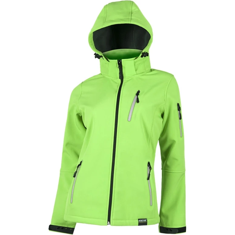 Chaqueta Workshell multibolsillos mujer con capucha - Workteam