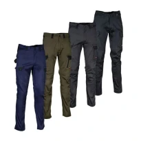 Liquidación total - Pantalón de trabajo Multibolsillos Cofra stretch Nayba V617-0-05 Número 52 Color Negro