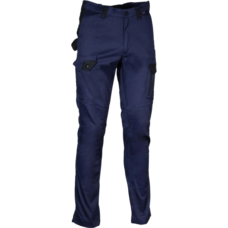 Liquidación total - Pantalón de trabajo Multibolsillos Cofra stretch Nayba V617-0-05 Número 52 Color Negro