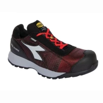 Liquidación total - Zapatos de seguridad Diadora Glove Mds Mtx Low S1P HRO SRC ESD 701.181133 Número 43 Color Rojo Gris