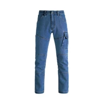 Liquidación total - Vaqueros de trabajo Kapriol Nimes 136812 Multibolsillos Talla M Color Gris