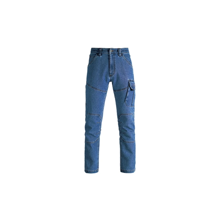 Liquidación total - Vaqueros de trabajo Kapriol Nimes 136812 Multibolsillos Talla M Color Gris