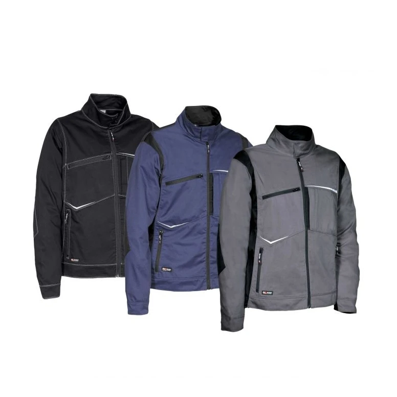 Liquidación total - Chaqueta de trabajo Multibolsillos Cofra Lefkada V580-0-02 Número 52 Color Negro