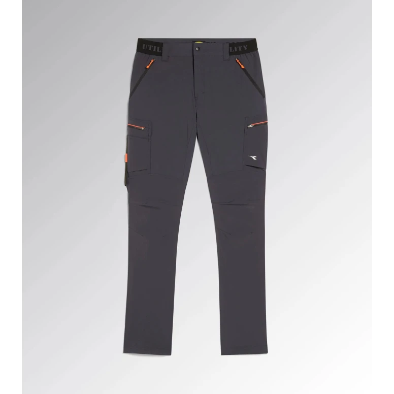 Liquidación total - Pantalón de trabajo Stretch Multibolsillos Diadora Utility Shadow 702.182039 Talla M Color Gris