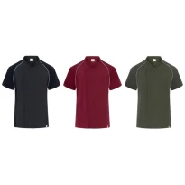 Liquidación total - Chaqueta Giblor's Mao Hostelería Javier 25P08G430 Cocinero Manga corta Benessere Talla XL Color Burdeos