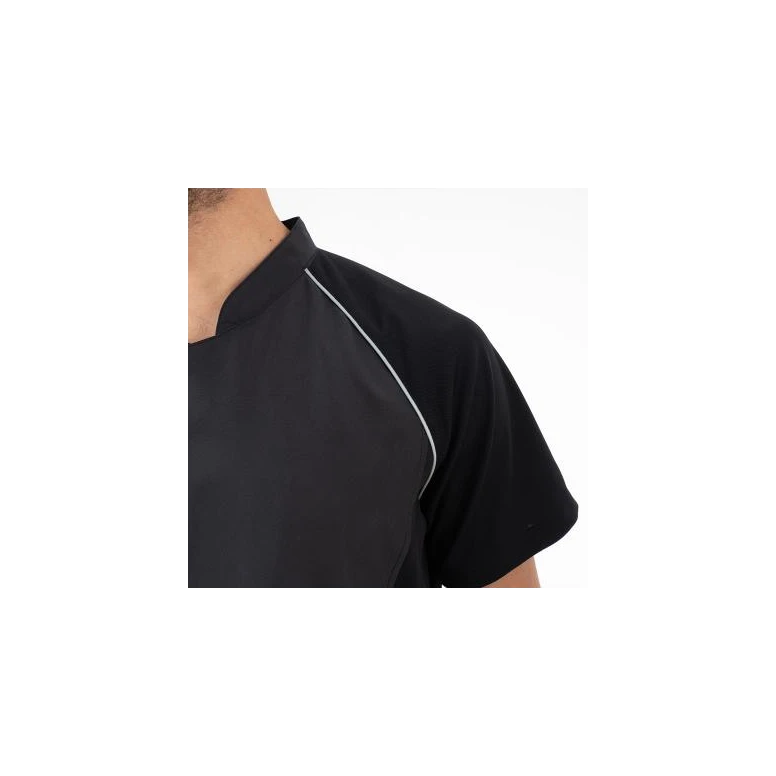 Liquidación total - Chaqueta Giblor's Mao Hostelería Javier 25P08G430 Cocinero Manga corta Benessere Talla XL Color Burdeos