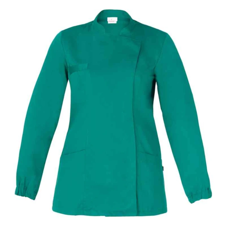Liquidación total - Casaca Amanda de trabajo de mujer Giblor's 17P03K329-L Talla XS Color Celeste