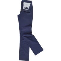 Liquidación total - Pantalón de trabajo de verano de mujer de algodón - Workteam Número 44 Color Azul