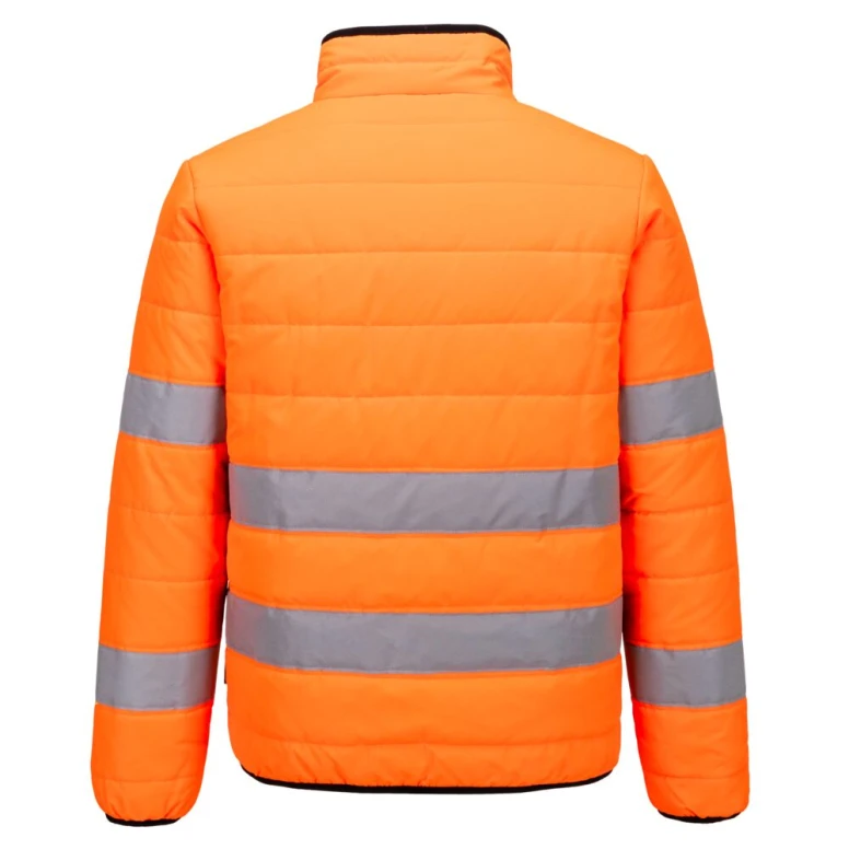 Liquidación total - Chaqueta de trabajo Portwest Alta visibilidad Baffle Hi-Vis S617 Impermeable Talla XL Color Amarillo Negro