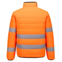 Liquidación total - Chaqueta de trabajo Portwest Alta visibilidad Baffle Hi-Vis S617 Impermeable Talla XL Color Amarillo Negro