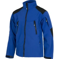 Liquidación total - Chaqueta Workshell multibolsillos combinada de cuello alto - Workteam color gris/negro Talla L 2