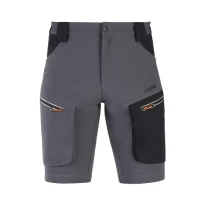 Liquidación total - Bermuda de trabajo Kapriol Tech 160032 Multibolsillos Talla 3XL Color Gris