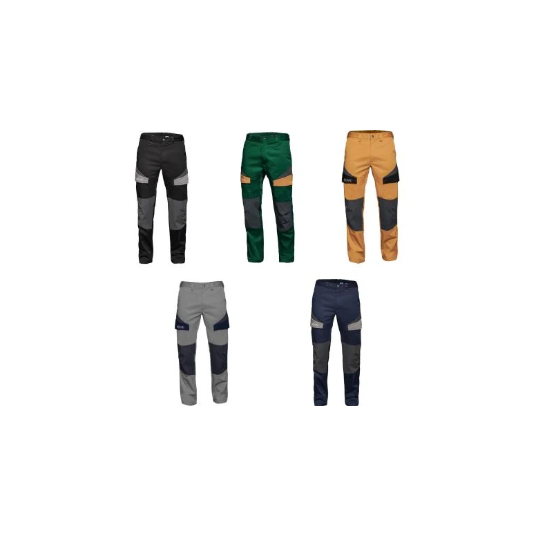 Liquidación total - Pantalón de trabajo Multibolsillos stretch Nilo Siggi 73PA1482/00-1326 Talla XS Color Amarillo