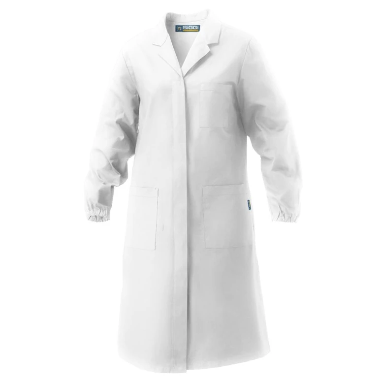 Liquidación total - Bata de Mujer de trabajo Carla Siggi 100% algodón Talla S Color Azul
