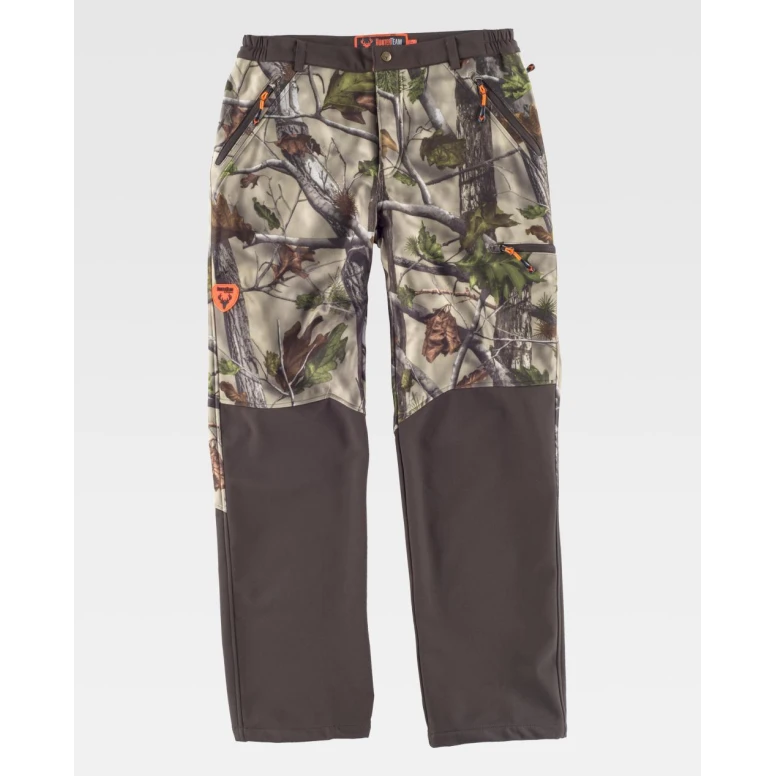 Pantalón de trabajo Workshell Stretch Caza S8365 - Workteam