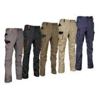 Liquidación total - Pantalón de trabajo Stretch Elásticos Multibolsillos Cofra Mompach V566-0-00 Número 50 Color Barro Negro