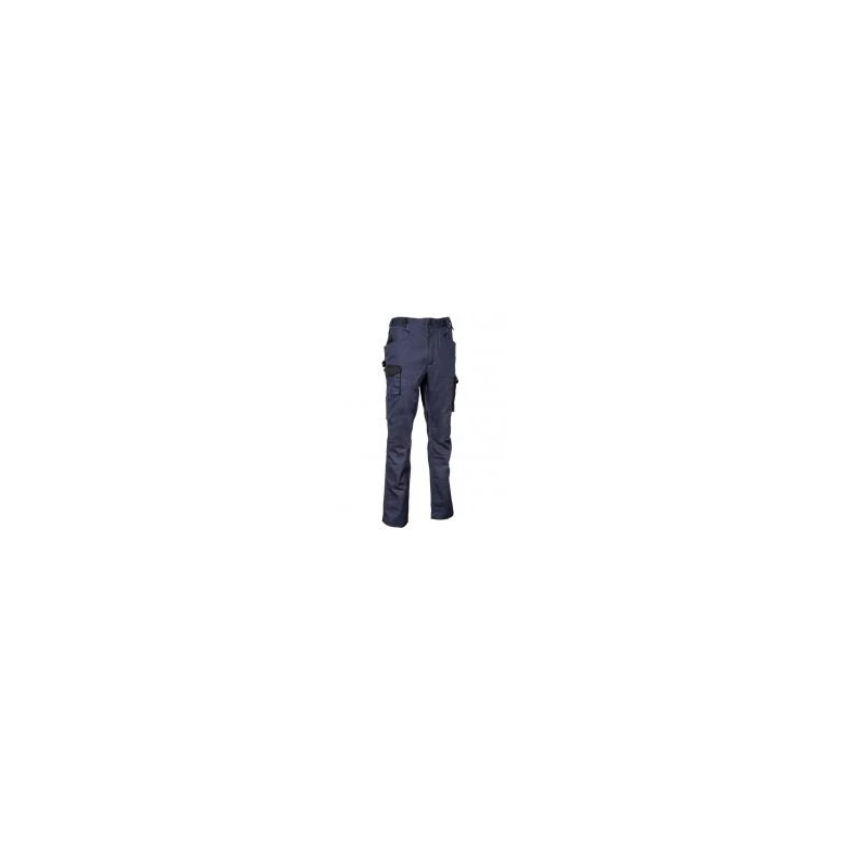 Liquidación total - Pantalón de trabajo Stretch Elásticos Multibolsillos Cofra Mompach V566-0-00 Número 50 Color Barro Negro