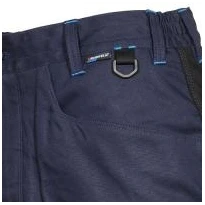 Liquidación total - Pantalón de trabajo Stretch Elásticos Multibolsillos Cofra Mompach V566-0-00 Número 50 Color Barro Negro
