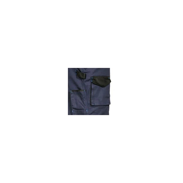 Liquidación total - Pantalón de trabajo Stretch Elásticos Multibolsillos Cofra Mompach V566-0-00 Número 50 Color Barro Negro