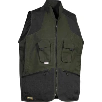 Liquidación total - Chaleco de trabajo Multibolsillos Impermeable Cofra Wulfem V324-0 Talla L Color Barro negro 2