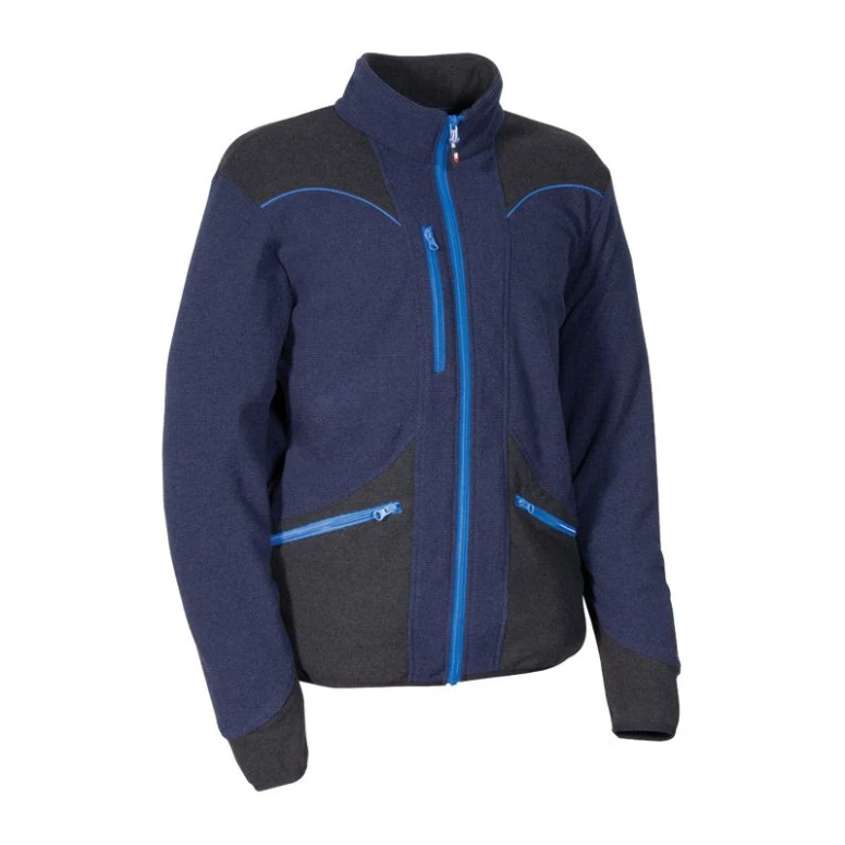 Liquidación total - Sudadera de trabajo de Micropolar Multibolsillos Cofra Grebo V628-0-02 Talla L Color Barro Negro Amarillo