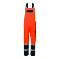 Liquidación total - Peto de trabajo Alta visibilidad Multibolsillos Rossini Hi-Vis A50130 Color Naranja Talla 2XL