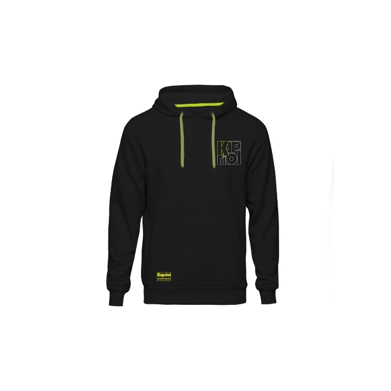 Liquidación total - Sudadera de trabajo Kapriol Enjoy Hoodie 137762 Con capucha Talla M Color Negro