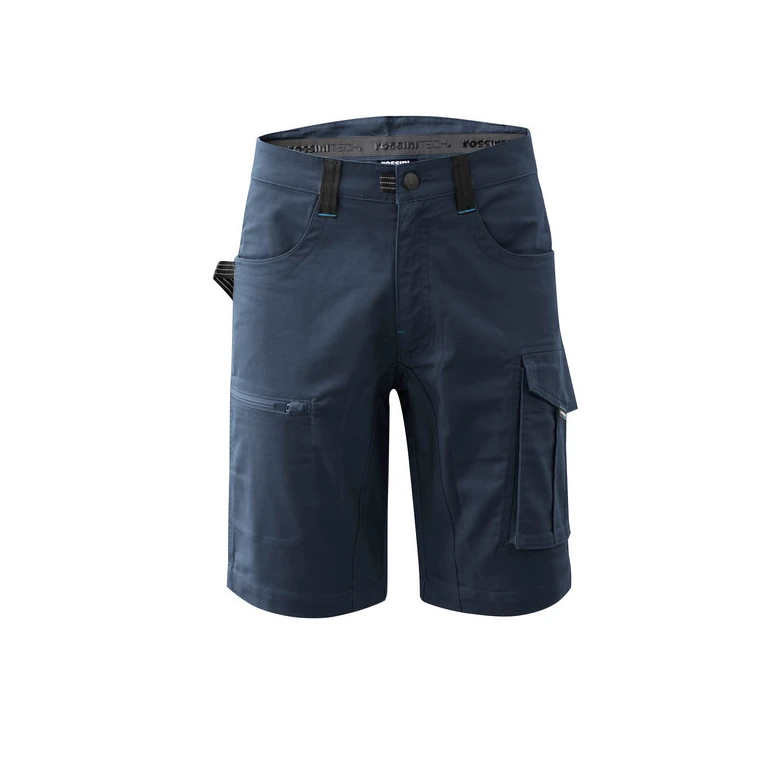 Liquidación total - Bermuda de trabajo Rossini R-Evolution A00790 Stretch Multibolsillos Talla L Color Negro