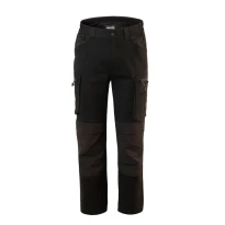 Liquidación total - Pantalón de trabajo Rossini Dynamic Flex A00520 Stretch Multibolsillos Talla M Color Negro