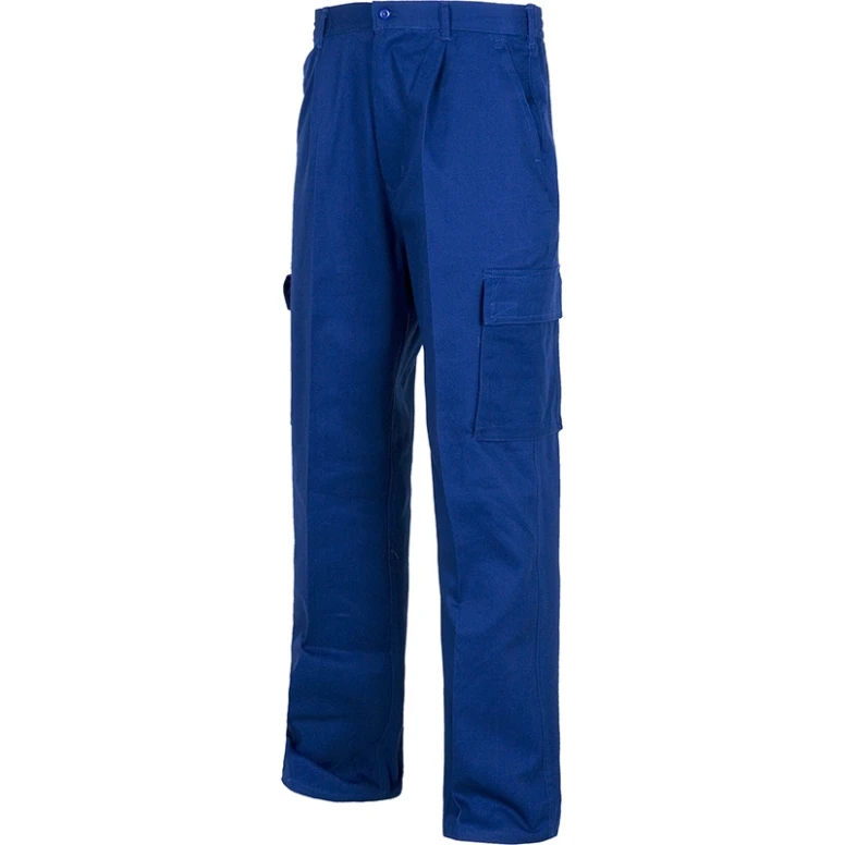 Liquidación total - Pantalón de trabajo de verano de algodón ligero multibolsillos - Workteam Número 54 Color Gris