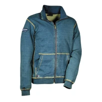 Liquidación total - Sudadera de trabajo Stretch Elástica Cofra Wight V156-0-00 Talla 4XL Color Azul