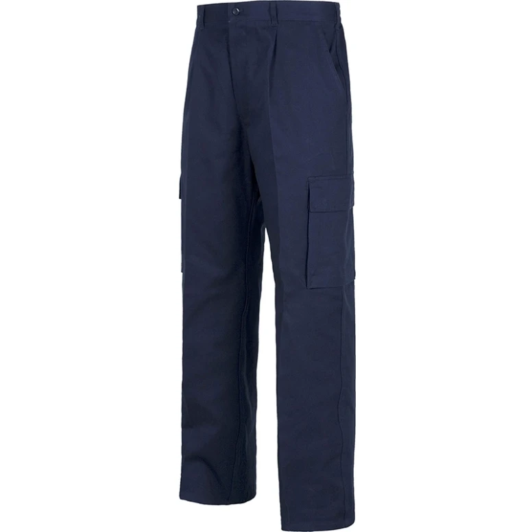 Liquidación total - Pantalón de trabajo de verano de algodón ligero multibolsillos - Workteam Número 54 Color Gris