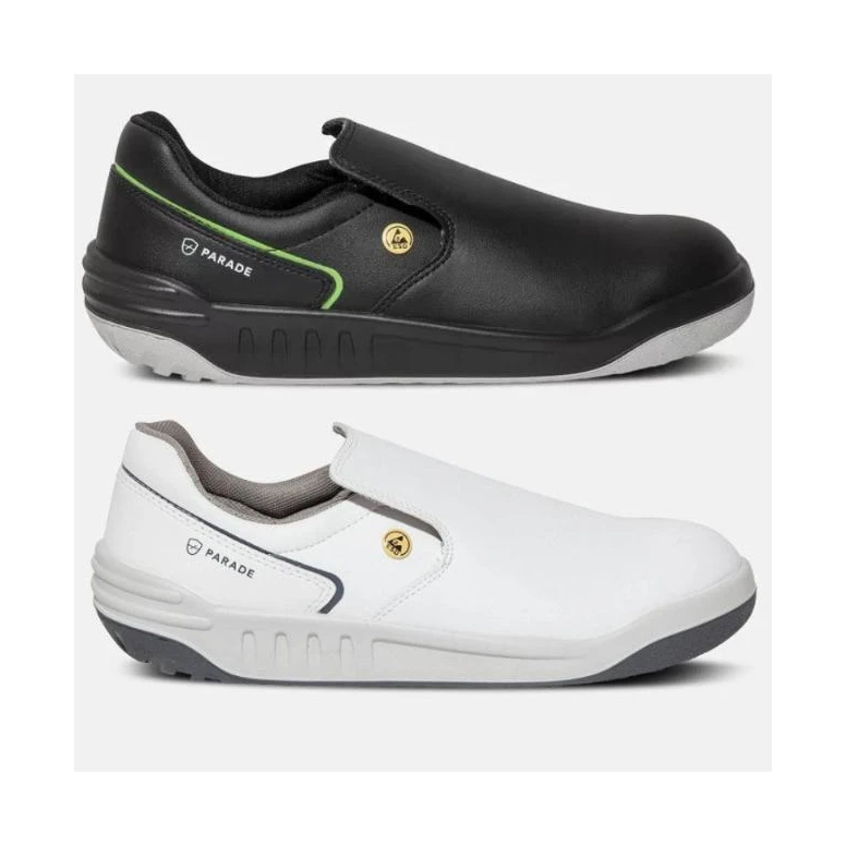 Liquidación total - Zapatos de seguridad Parade Jakaro S2 SRC ESD 07JAKARO9890 Bajos Cómodos Número 42 Color Negro