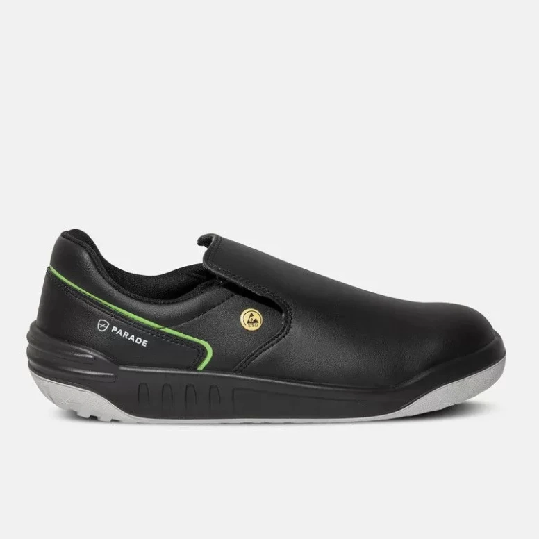 Liquidación total - Zapatos de seguridad Parade Jakaro S2 SRC ESD 07JAKARO9890 Bajos Cómodos Número 42 Color Negro