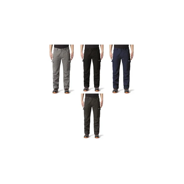Liquidación total - Pantalón de trabajo Strech Multibolsillos Issa Line Fortis 8046 Talla XL Color Gris