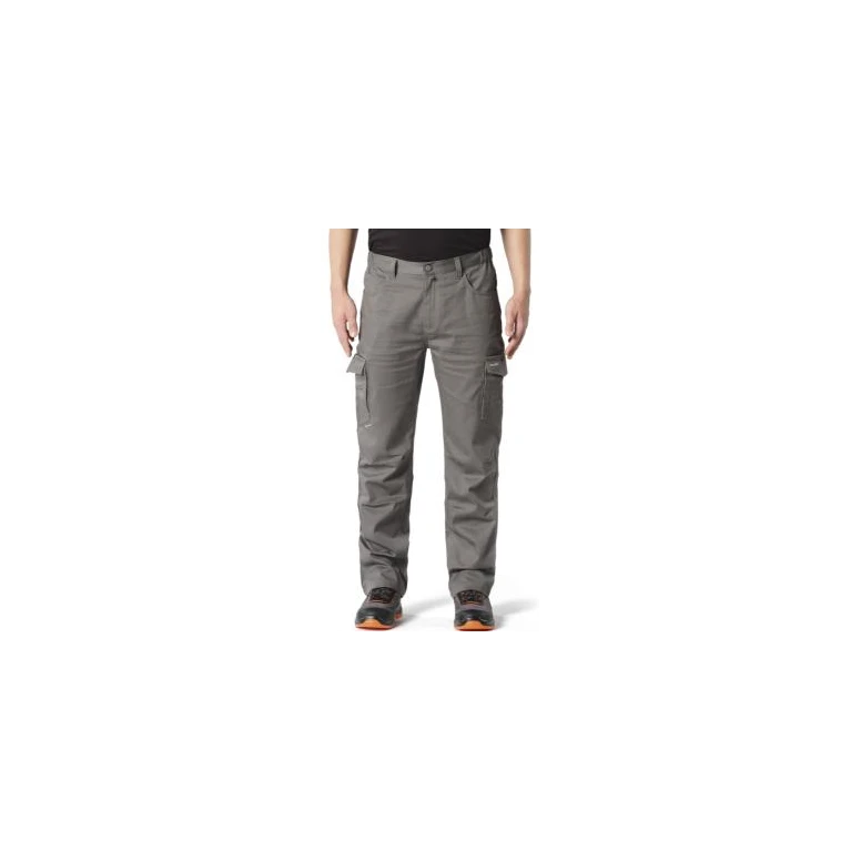 Liquidación total - Pantalón de trabajo Strech Multibolsillos Issa Line Fortis 8046 Talla XL Color Gris