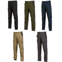 Liquidación total - Pantalón de trabajo Multibolsillos Stretch U-Power Fresco WST420 Talla 3XL Color Desert Sand