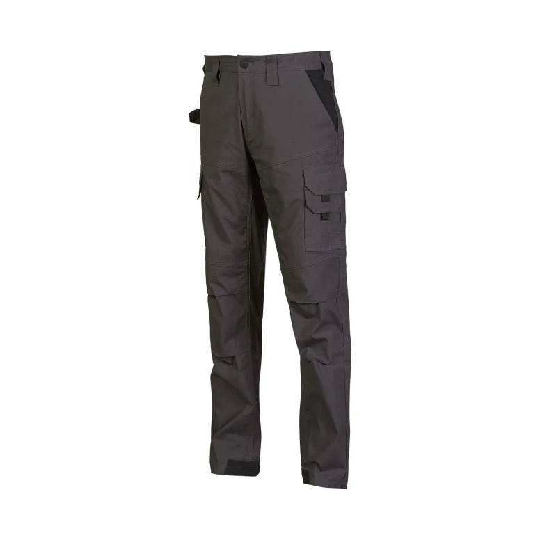 Liquidación total - Pantalón de trabajo Multibolsillos Stretch U-Power Fresco WST420 Talla 3XL Color Gris Iron