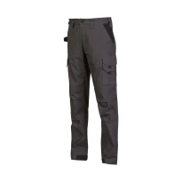 Liquidación total - Pantalón de trabajo Multibolsillos Stretch U-Power Fresco WST420 Talla 3XL Color Gris Iron