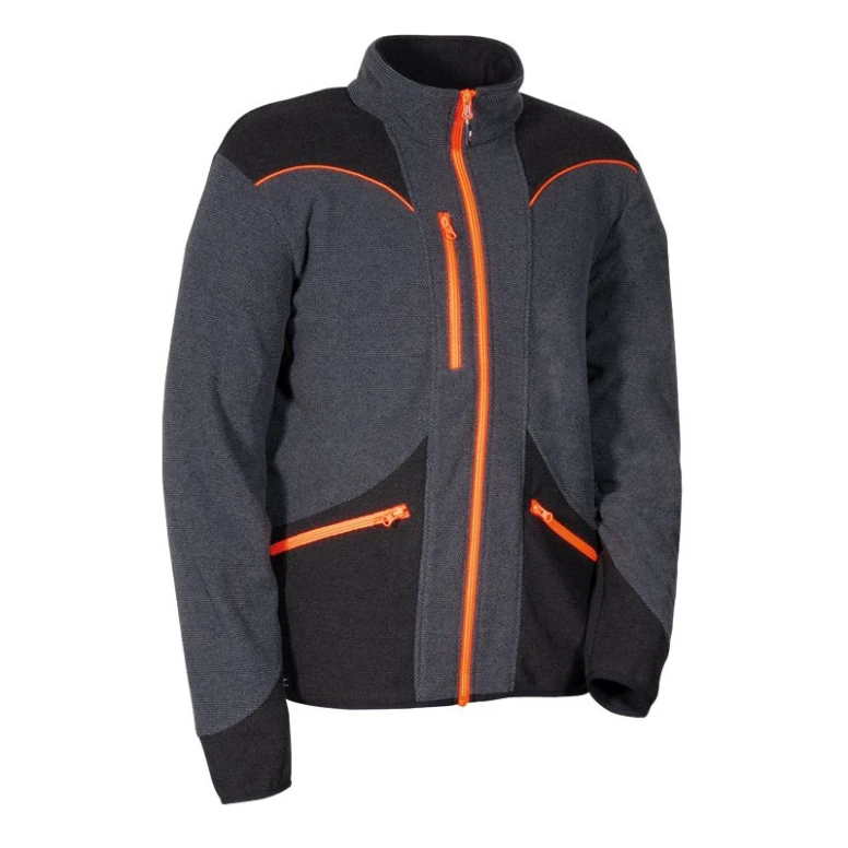 Liquidación total - Sudadera de trabajo de Micropolar Multibolsillos Cofra Grebo V628-0-02 Talla XL Color Marino Negro Royal