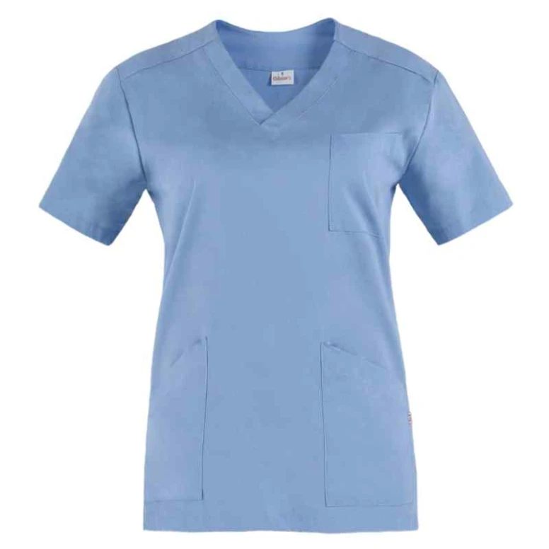 Liquidación total - Casaca de trabajo Milena de mujer 100% algodón Giblor's 20P03K196 Talla S Color Verde