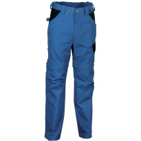 Liquidación total - Pantalón de trabajo Cofra Multibolsillos Acortables Helsinki 100% algodón Canvas V053-0-00 número 46 Marino