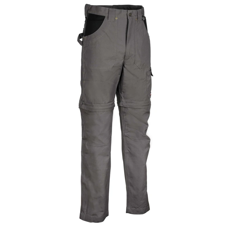 Liquidación total - Pantalón de trabajo Cofra Multibolsillos Acortables Helsinki 100% algodón Canvas V053-0-00 número 46 Marino