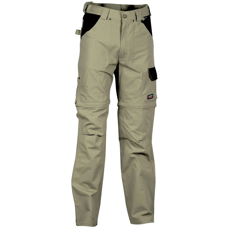 Liquidación total - Pantalón de trabajo Cofra Multibolsillos Acortables Helsinki 100% algodón Canvas V053-0-00 número 46 Marino